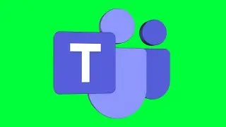 Microsoft Teams Green Screen Logo Loop Chroma Animation