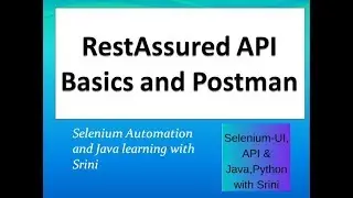 #API#RestAssured#RESTAPI#Restful#RESTAPITutorial REST API Testing and Postman Installation