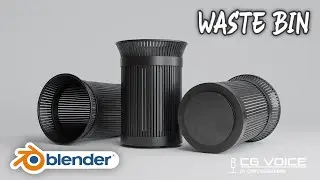 Create Waste Bin In Blender _ Blender Tutorial