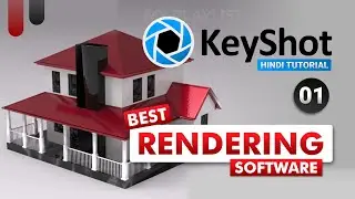 Keyshot beginner 3D House animation tutorial @keyshot | BEST Rendering software in HINDI