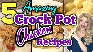 5 Best CROCKPOT CHICKEN RECIPES you Dont Want To Miss! | COZY SLOW COOKER RECIPES