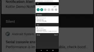 Notification Alert in Android Studio with Kotlin Code