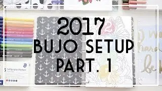 2017 Discbound BuJo Setup - Project Notebook