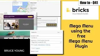 Bricks Mega Menu using the [FREE] Bricks Mega Menu plugin, use standard content elements from Bricks