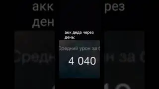 Когда создал ак деду в вот блиц 