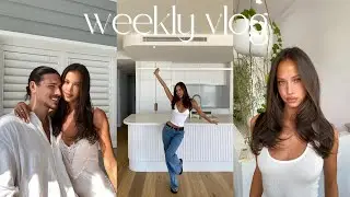 weekly vlog: dyed my hair for the first time & getting the keys to my new place!!