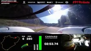 [10 Hours] Porsche 919 On-board Record Lap, Nordschleife - Video & Audio [1080HD] SlowTV