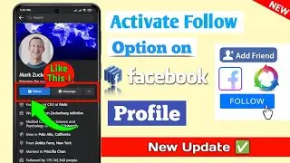 How To Activate Follower Option on Facebook Account | Facebook professional mode 🔥 New update