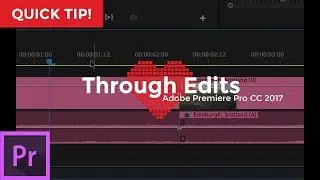 Through Edits Explained | Adobe Premiere Pro CC 2017