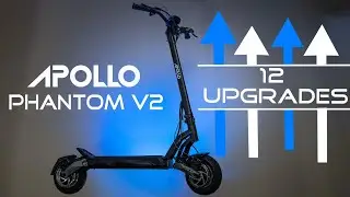 Apollo Phantom V2, the best new stuff & free V1 upgrades. Electric Scooter Review