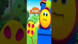 Around The Farm Song #shorts #bobthetrain #animals #farming #rhymes