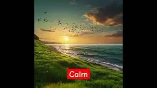 #calm #ocean #birds