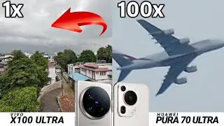 VIVO X100 Ultra Vs Huawei Pura 70 Ultra Zoom Test | Live Zoom