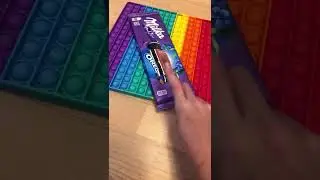 АСМР Milka+OREO❤️❤️❤️большая шоколадка￼. 