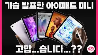 기습 발표한 아이패드 미니... 고맙...습니다...??