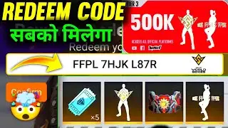 Free Fire Redeem Code Today 26 March 2022 | Free Fire Redeem Code | Redeem Code Free Fire