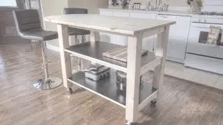 How to Build a Kitchen Island on Wheels