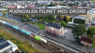 Mjøndalen filmet med drone