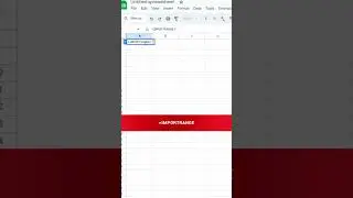 How to use Import Range Formula in Google Sheet  #googlesheets #import #range #formula