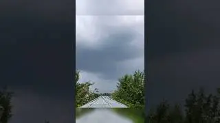 Смерч с грозой в Красноярске, 31.07.2024.