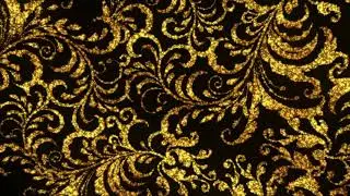VJ LOOPS 2021- Golden Floral Art Motion Background || Floral Shiny Wedding Mandala Art Free VJ Loops