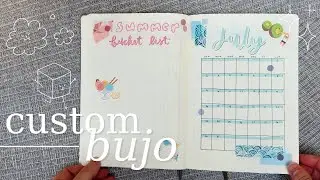 Custom Bullet Journal set-up + minimalist spread ideas