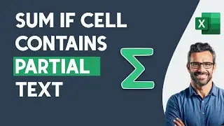 How To SUM if cell contains partial text - SUM values based on a criteria