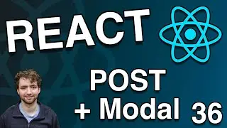 Popup Modal to Add Data (POST) -  React Tutorial 36