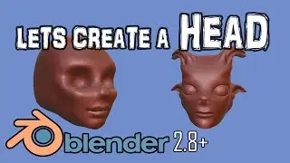 Sculpting a face | Blender 2.8+ Beginner Tutorial