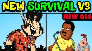 SURVIVAL V3 Quahogs Last Stand Fanmade | Family Guy Glitch (FNF/Pibby/New)