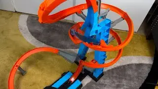 Hot Wheels Sky Crash Tower Track Set Review - Hot Wheels Motorized Track