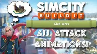 SimCity BuildIt: Club Wars Animations!
