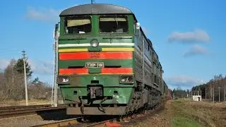 Тепловоз 2ТЭ10М-3567 отправления / 2TE10M-3567 departure