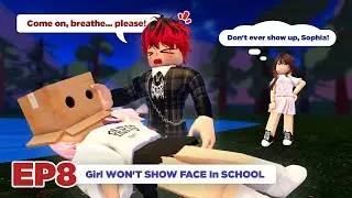 💌 School Love | Girl WON'T SHOW FACE In SCHOOL | Episode 8 | Roblox Story