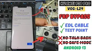 Huawei P30 Pro FRP Bypass with edl Cable and Test Point | Huawei Google Account Unlock With Chimera