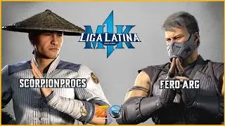 MK1: SCORPIONPROCS VS FERO_ARG | RAIDEN VS SMOKE | LIGA LATINA SUR - Mortal Kombat 1 Pro Gameplay