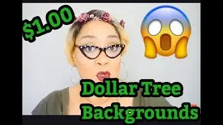 DIY Dollar Tree  Cheap Background Ideas For Youtube Videos 2018