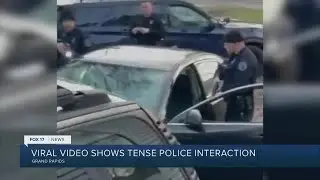 Video shows tense police interaction after traffic stop