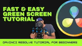 QUICK & EASY Green Screen Tutorial on DaVinci Resolve 17