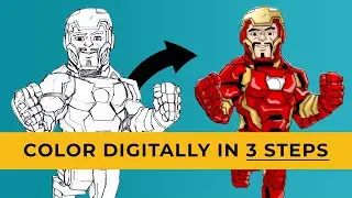 How to Color Digital Art for Beginners in 3 Steps