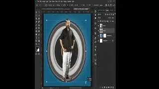 How to create a Circular Pixel STRETCH Effect in Photoshop