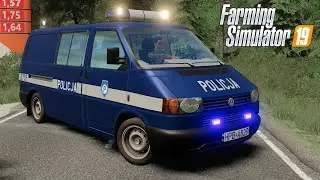 FS19 - Volkswagen Transporter T4 POLICE - Car mod for Farming Simulator 2019