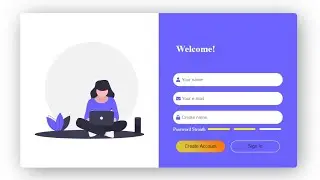 How to  design responsive Registration form using HTML and CSS-TechTutorial