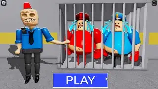 (Update!) SIREN COP CAUGHT BOXER BARRY! BARRY'S PRISON RUN New Scary Obby #Roblox #ScaryObby