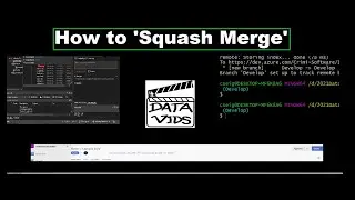 Squash Merge: Using Command line, DevOps, or Visual Studio