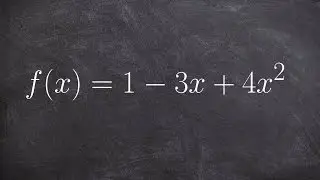 Algebra 2 - How to find the degree and LC of a polynomial by writing in standard form