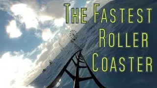 Fastest Roller Coaster floating on the water: 2D version