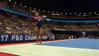 Jordan Chiles - Floor Exercise - 2017 P&G Championships - Senior Women - Day 2