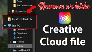 Remove Adobe Creative Cloud File on Explorer