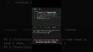 How to use tuples in Typescript 